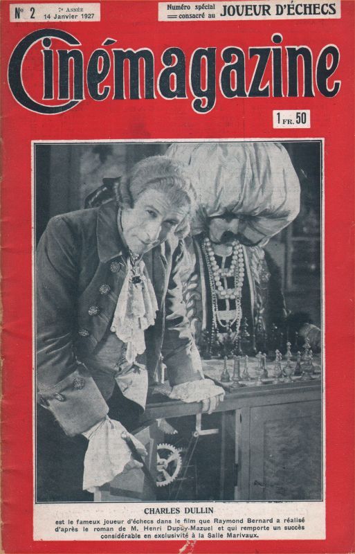 CINEMAGAZINE magazine side cover Issue 2 14 January 1927