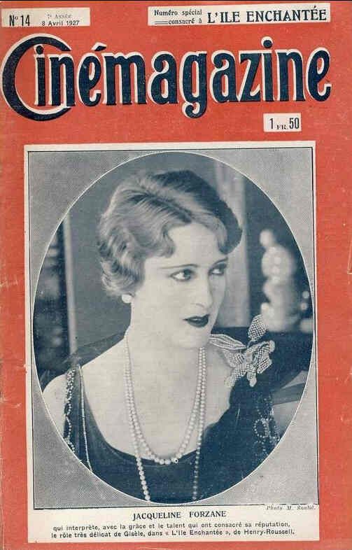 CINEMAGAZINE magazine side cover Issue 14 8 April 1927