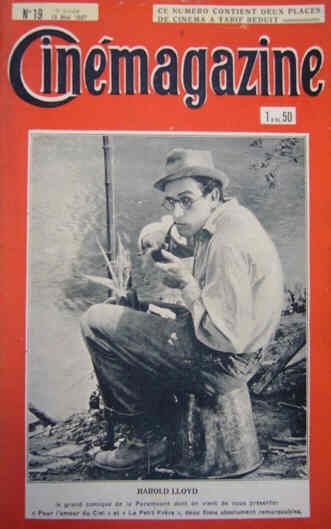 CINEMAGAZINE magazine side cover Issue 19 13 May 1927