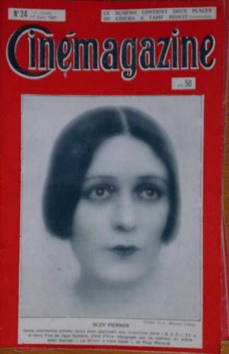 CINEMAGAZINE magazine side cover Issue 24 17 June 1927