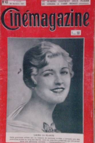 CINEMAGAZINE magazine side cover Issue 43 28 October 1927