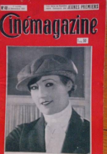 CINEMAGAZINE magazine side cover Issue 48 2 December 1927