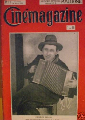 CINEMAGAZINE magazine side cover Issue 11 16 March 1928