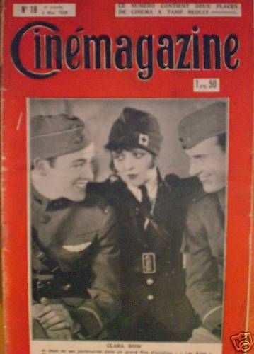 CINEMAGAZINE magazine side cover Issue 18 4 May 1928