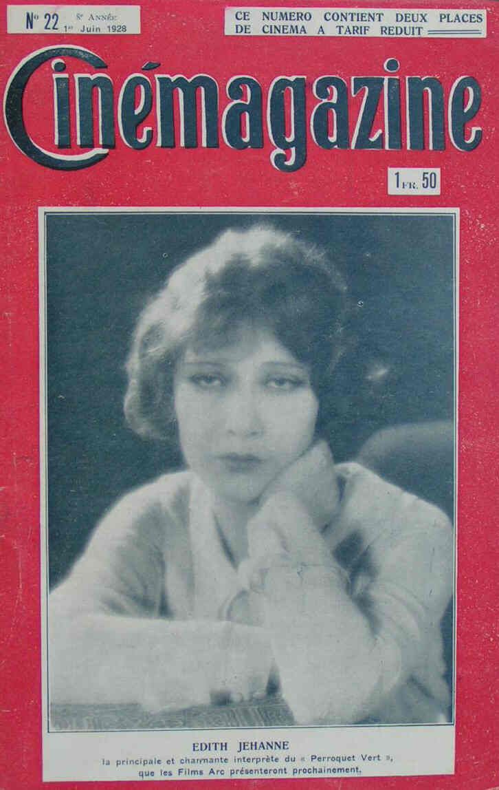 CINEMAGAZINE magazine side cover Issue 22 1 June 1928