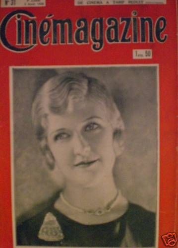 CINEMAGAZINE magazine side cover Issue 31 3 August 1928