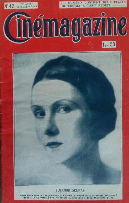 CINEMAGAZINE magazine side cover Issue 42 19 October 1928