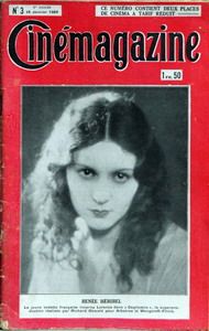 CINEMAGAZINE magazine side cover Issue 3 18 January 1929