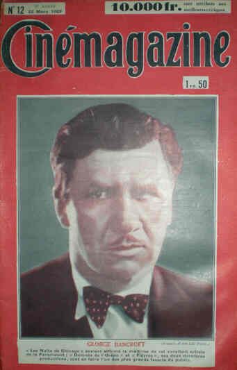 CINEMAGAZINE magazine side cover Issue 12 22 March 1929