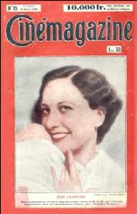 CINEMAGAZINE magazine side cover Issue 15 12 April 1929