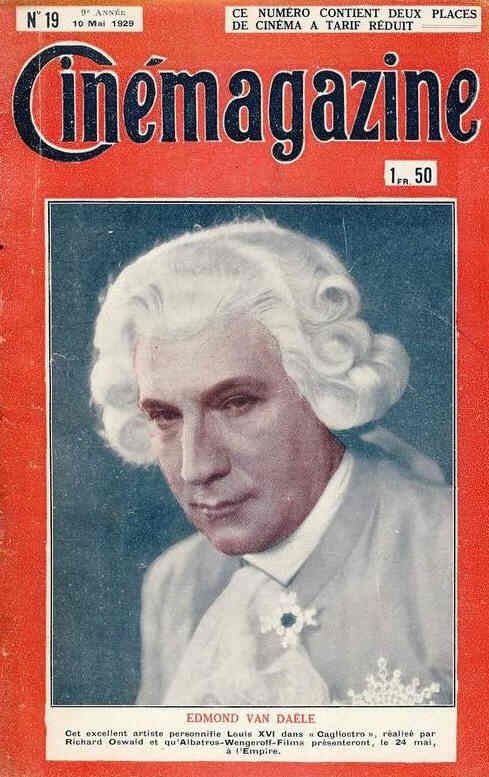 CINEMAGAZINE magazine side cover Issue 19 10 May 1929