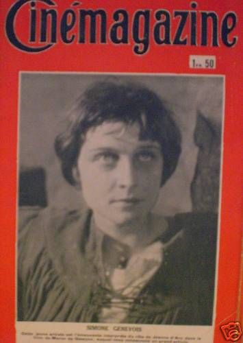 CINEMAGAZINE magazine side cover Issue 21 24 May 1929