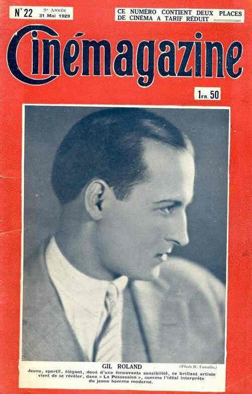 CINEMAGAZINE magazine side cover Issue 22 31 May 1929