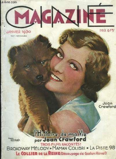 CINEMAGAZINE magazine side cover Issue 1 January 1930