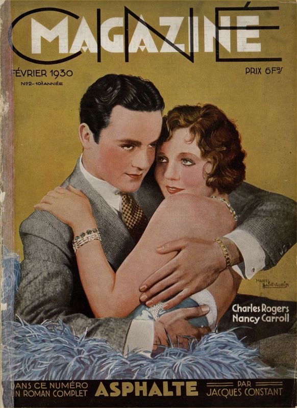 CINEMAGAZINE magazine side cover Issue 2 February 1930