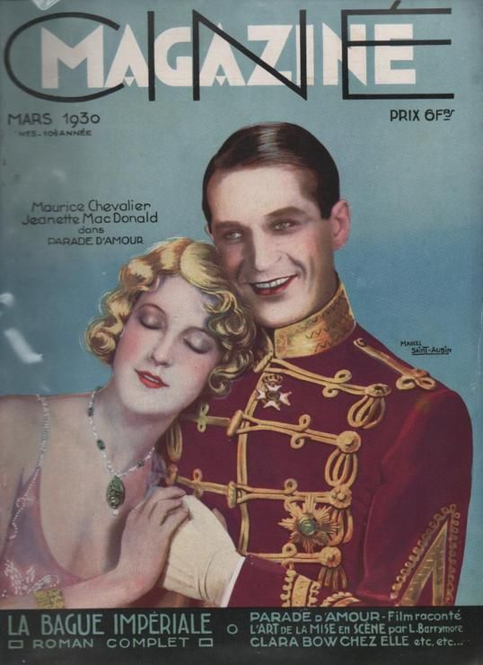 CINEMAGAZINE magazine side cover Issue 3 March 1930