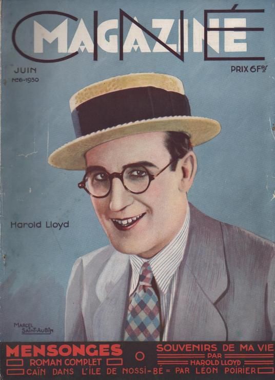 CINEMAGAZINE magazine side cover June 1930
