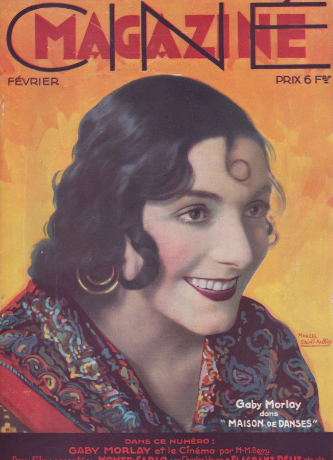 CINEMAGAZINE magazine side cover February 1931