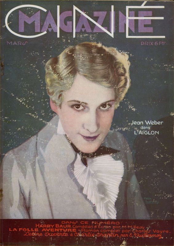 CINEMAGAZINE magazine side cover March 1931