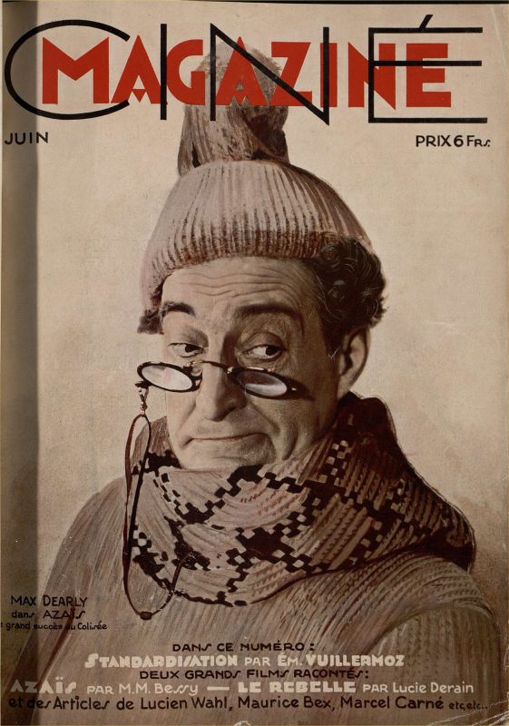 CINEMAGAZINE magazine side cover June 1931