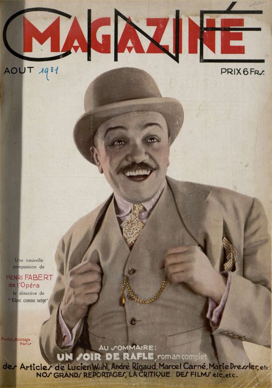 CINEMAGAZINE magazine side cover August 1931