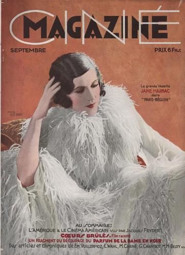 CINEMAGAZINE magazine side cover September 1931