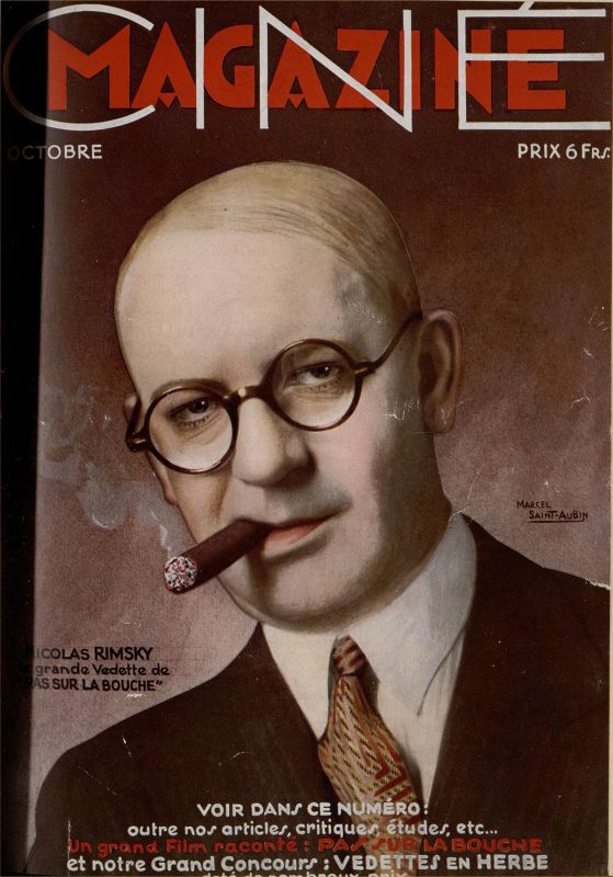CINEMAGAZINE magazine side cover October 1931