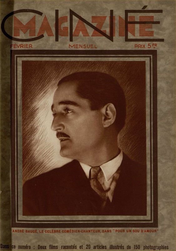 CINEMAGAZINE magazine side cover February 1932