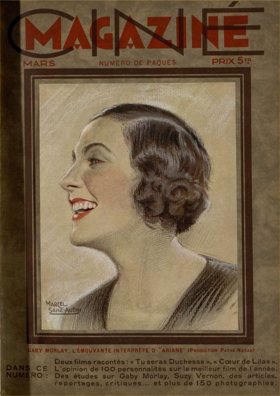 CINEMAGAZINE magazine side cover March 1932