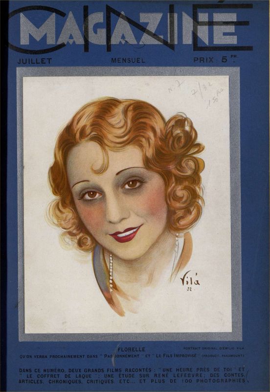 CINEMAGAZINE magazine side cover July 1932