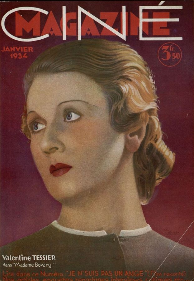 CINEMAGAZINE magazine side cover January 1934