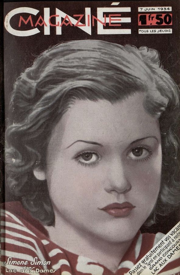 CINEMAGAZINE magazine side cover Issue 8 7 June 1934