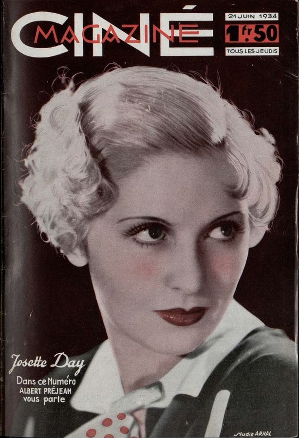 CINEMAGAZINE magazine side cover Issue 10 21 June 1934