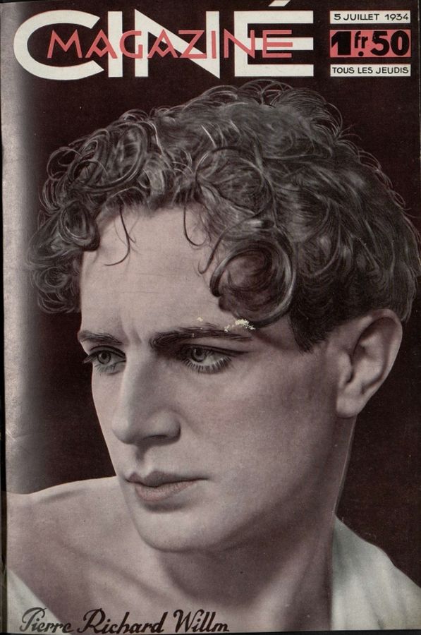 CINEMAGAZINE magazine side cover Issue 12 5 July 1934