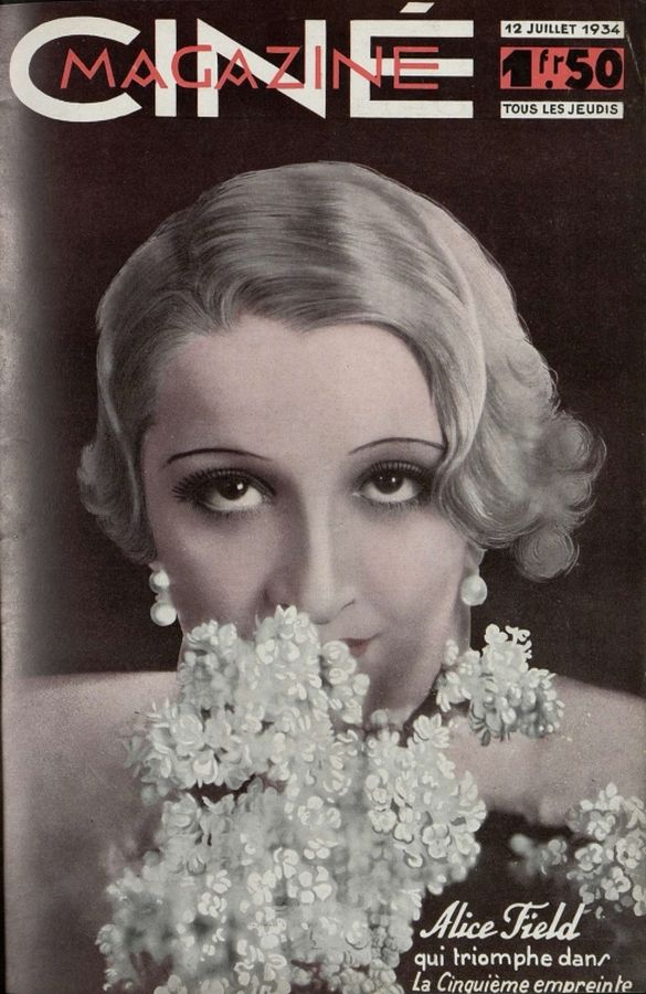 CINEMAGAZINE magazine side cover Issue 13 12 July 1934