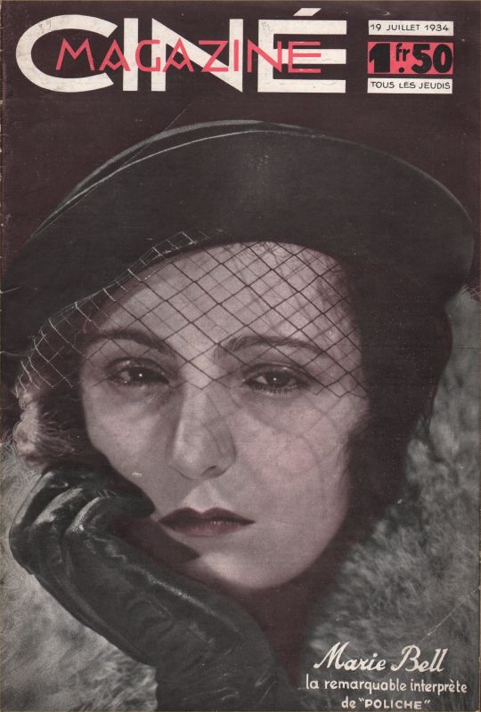 CINEMAGAZINE magazine side cover Issue 14 19 July 1934