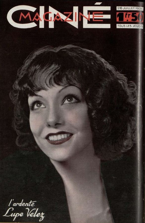 CINEMAGAZINE magazine side cover Issue 15 26 July 1934