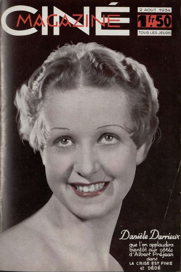 CINEMAGAZINE magazine side cover Issue 16 2 August 1934