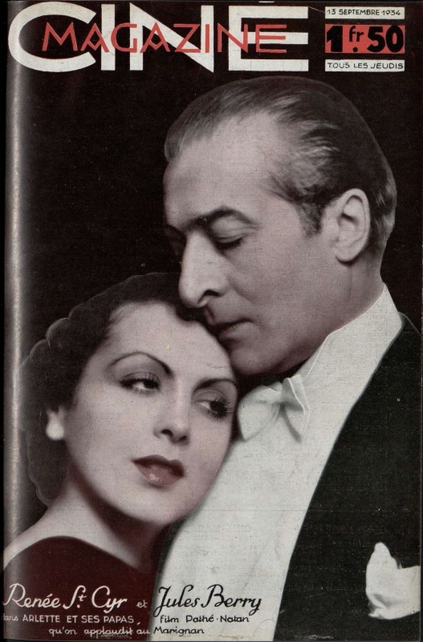 CINEMAGAZINE magazine side cover Issue 22 13 September 1934