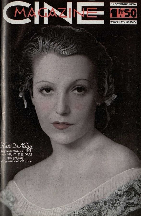 CINEMAGAZINE magazine side cover Issue 26 11 October 1934
