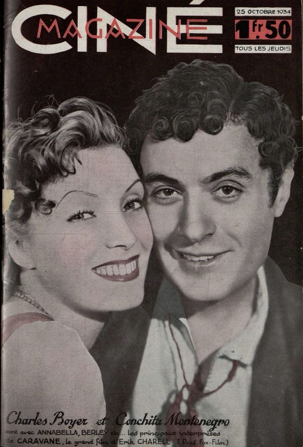 CINEMAGAZINE magazine side cover Issue 28 25 October 1934