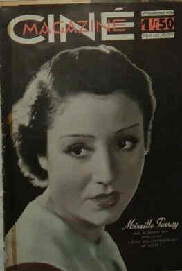 CINEMAGAZINE magazine side cover Issue 29 1 November 1934