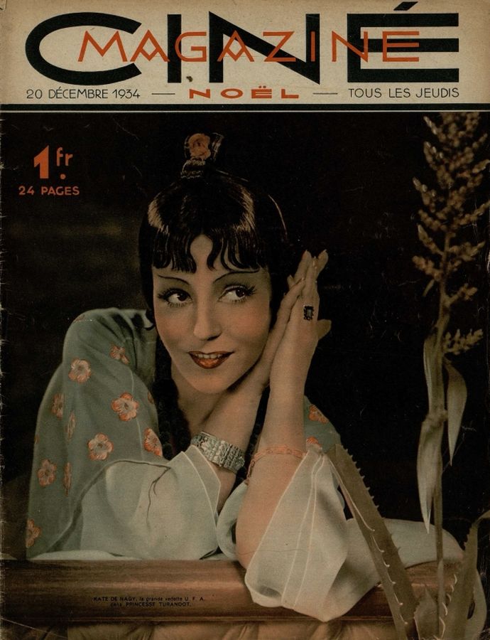 CINEMAGAZINE magazine side cover Issue 36 20 December 1934