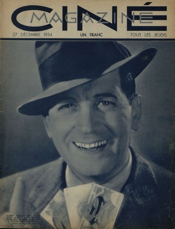 CINEMAGAZINE magazine side cover Issue 37 27 December 1934