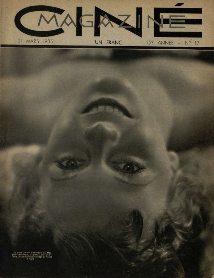 CINEMAGAZINE magazine side cover Issue 12 21 March 1935