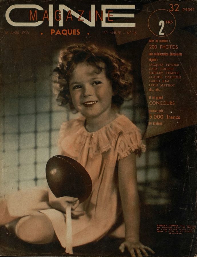 CINEMAGAZINE magazine side cover Issue 16 18 April 1935