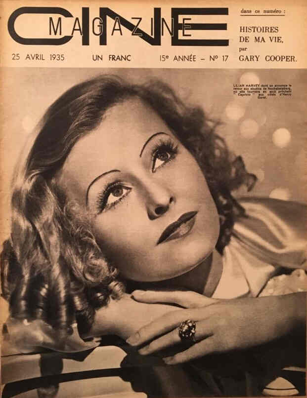 CINEMAGAZINE magazine side cover Issue 17 25 April 1935