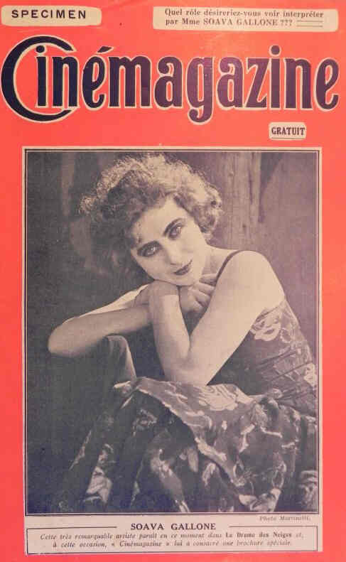CINEMAGAZINE magazine side cover  Special   1927