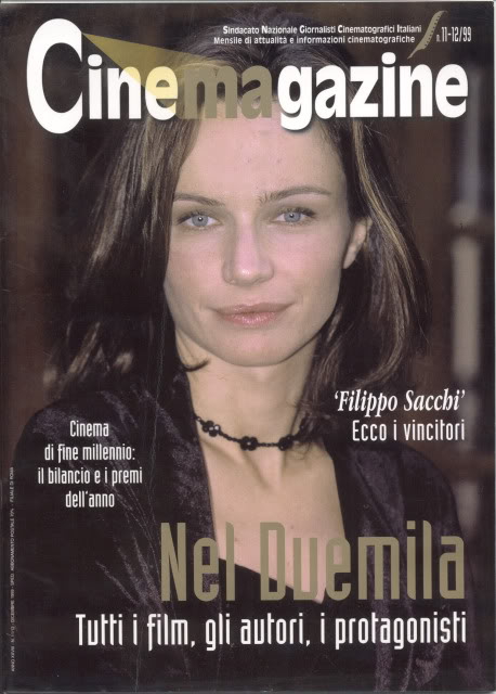 CINEMAGAZINE (It) magazine side cover November/December 1999