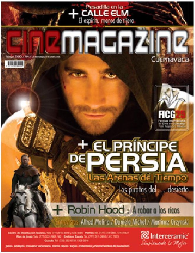 CINEMAGAZINE (Mx) magazine side cover May 2010